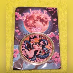 Spicy Lunar Snake 2025 Copper Colorized Collectible Coin